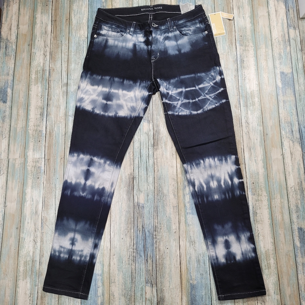 ✨️HP✨️Michael kors Tie Dye Denim Jean. - Picture 2 of 15